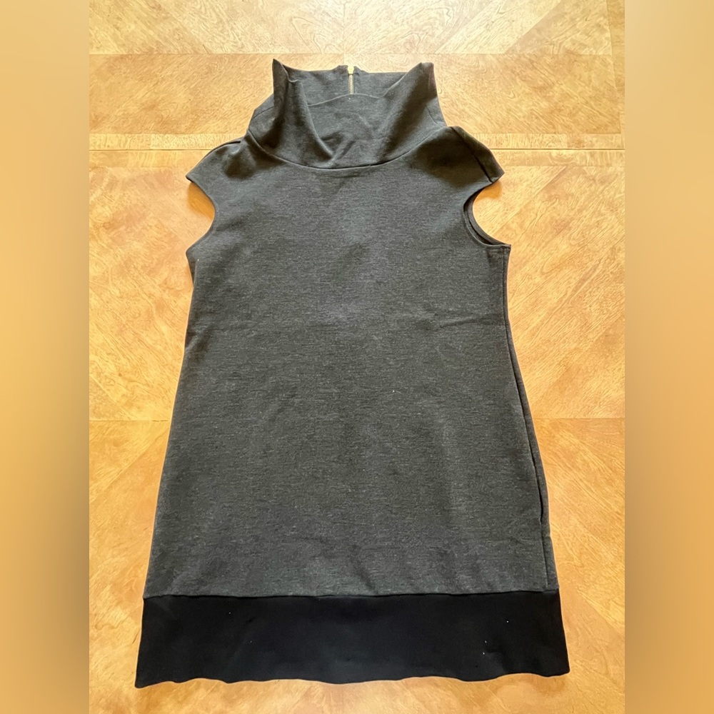 Express Gray Cowl Neck Mini Dress | Size L